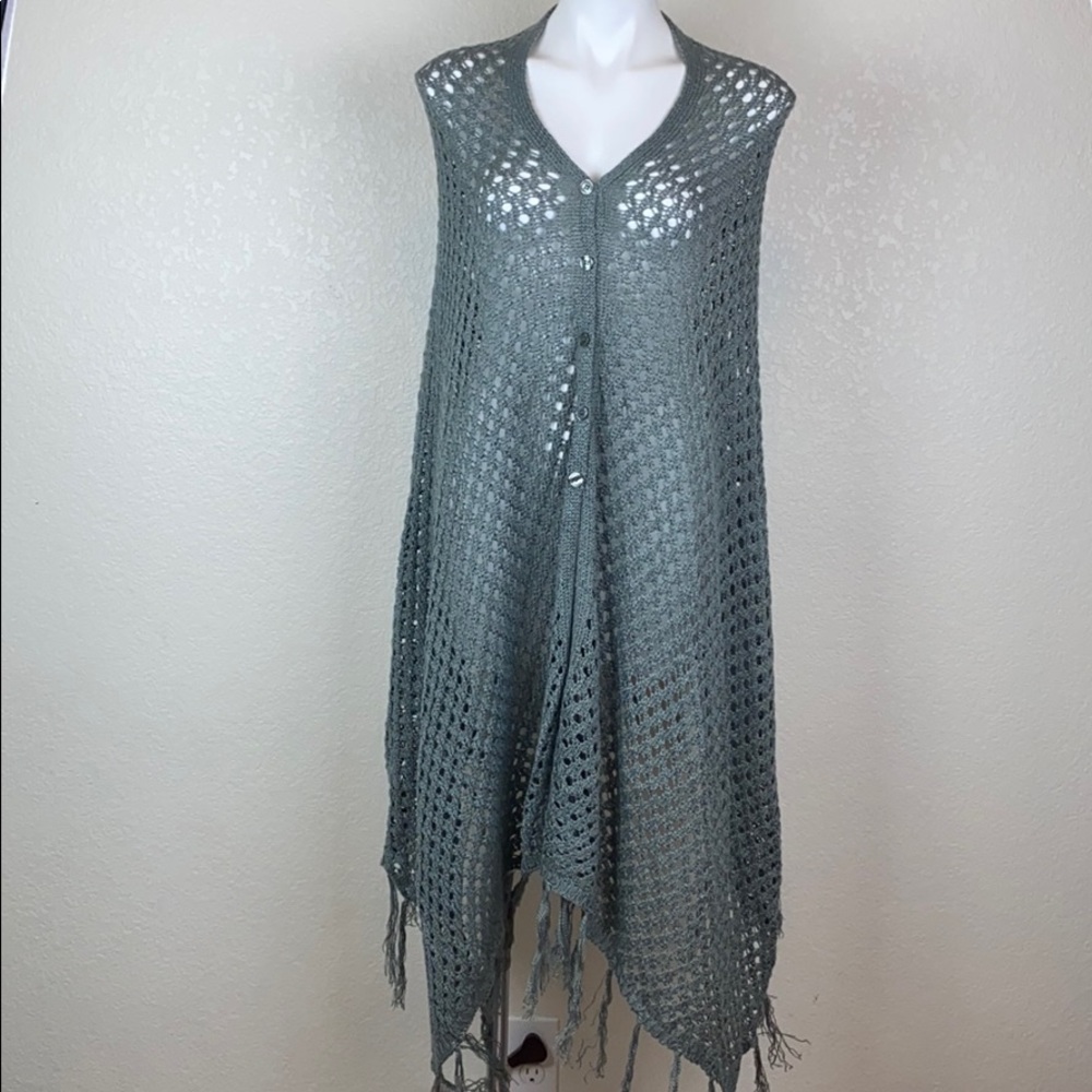 LuLaRoe Mimi Sweater Poncho Cape Small